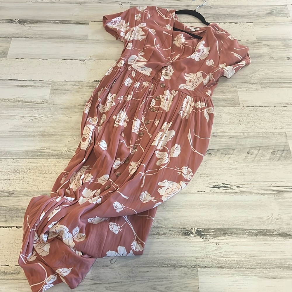 Amuse Society Pink Floral Dress